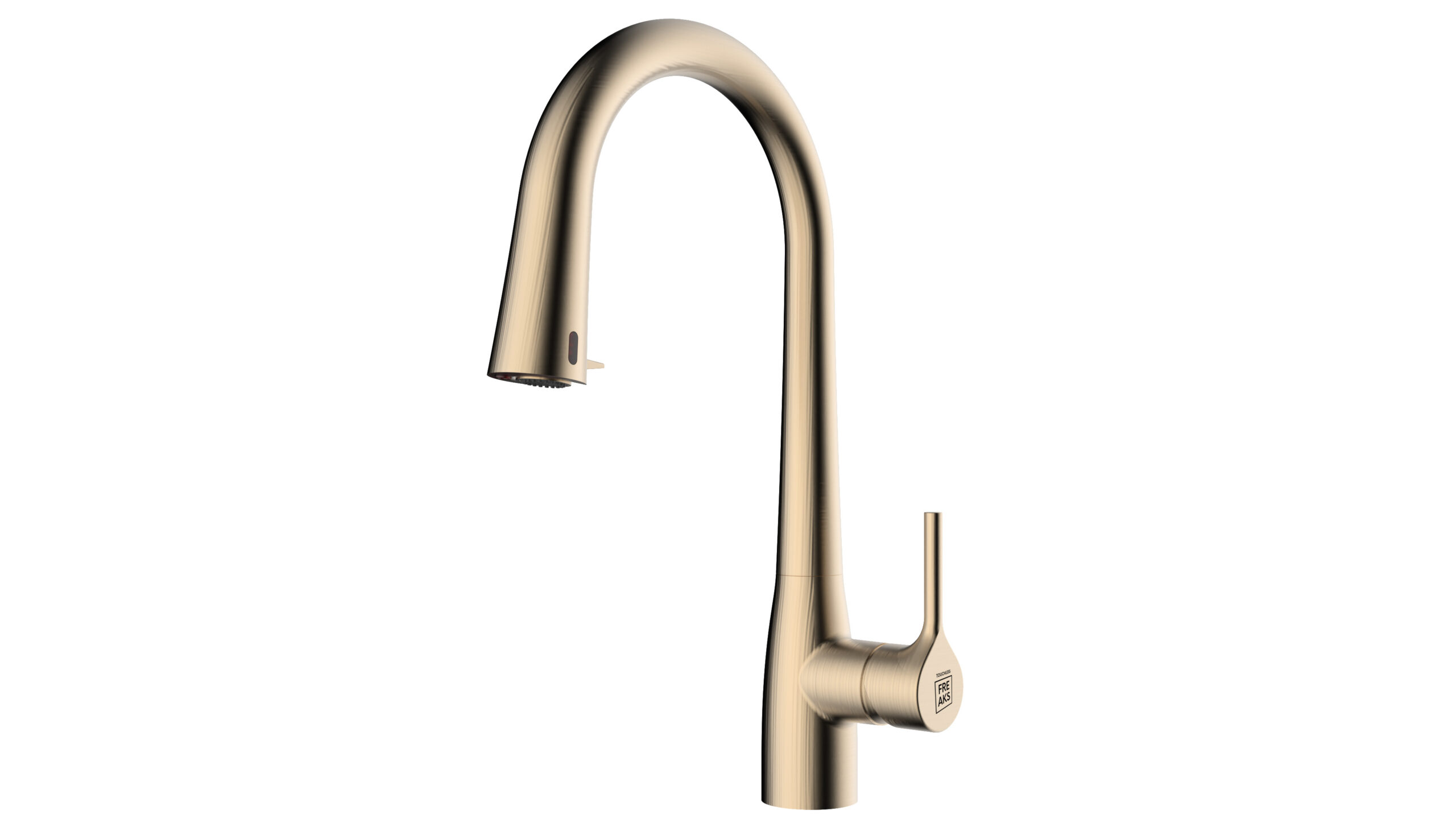 Bateria bezdotykowa z wyciąganą wylewką minimalistyczna w różnych kolorach