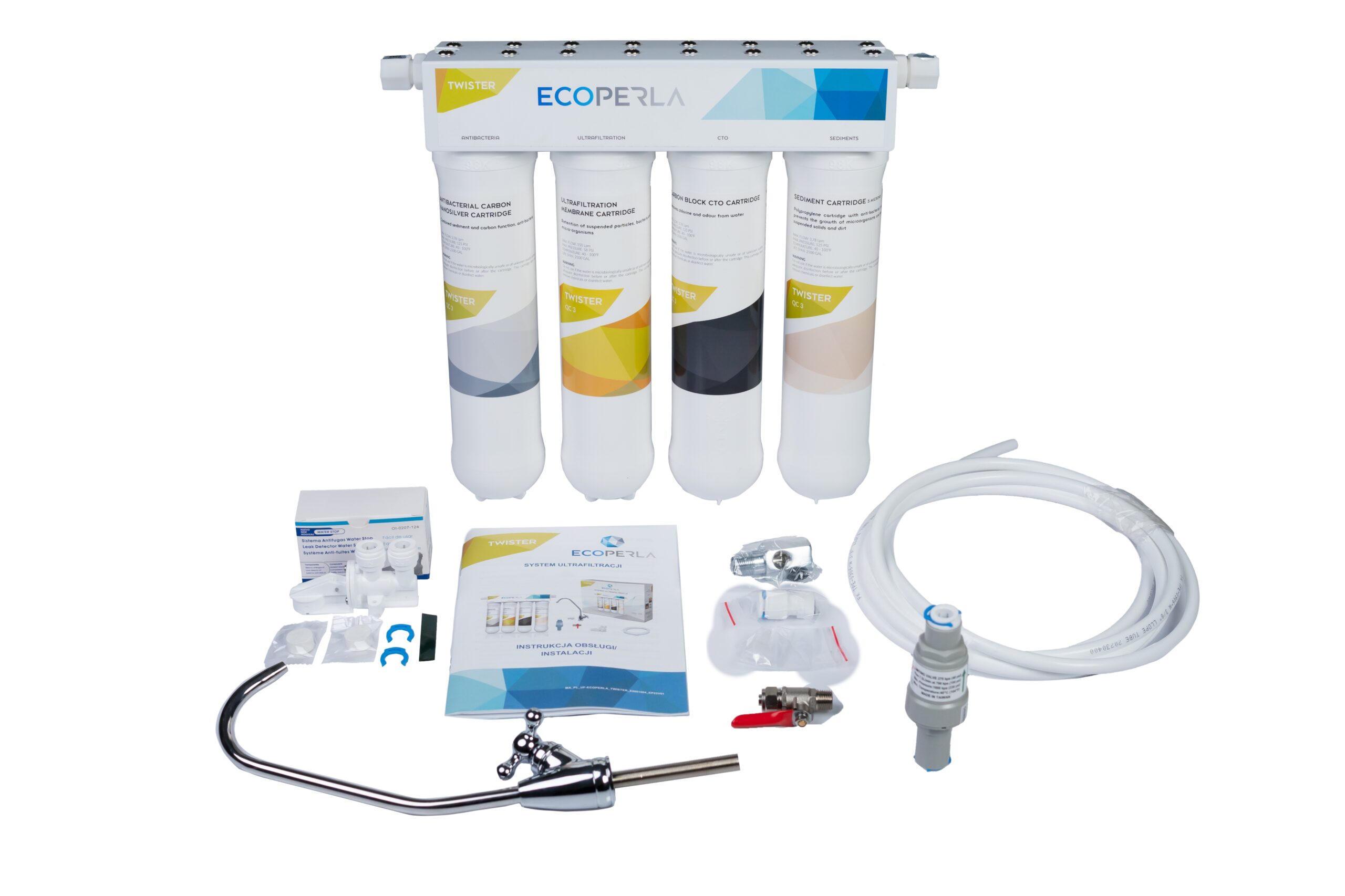 Ecoperla filtr wody pod zlew