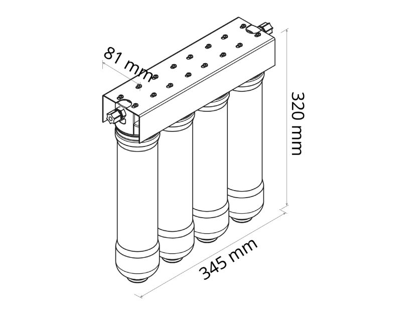 Filtr wody do baterii kuchennej Touchless Freaks